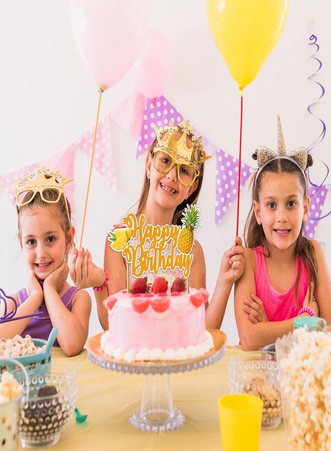 سيال زينة كعكة عيد ميلاد سعيد من سيال® على شكل أناناس - Image 4